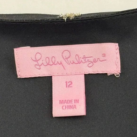 Lilly Pulitzer Caroline silk tunic dress size 12 - Picture 5 of 15